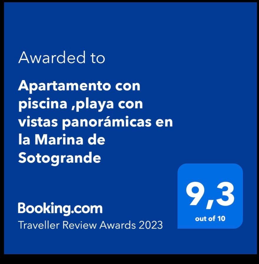 Apartamento con piscina ,playa con vistas panorámicas en la Marina de Sotogrande San Roque  Exterior foto